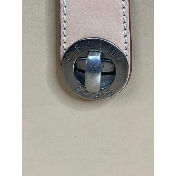 Celine Paris Tan/Gold Leather Brushed Stainless Hardware Shoulder Purse - Picture 3 of 11